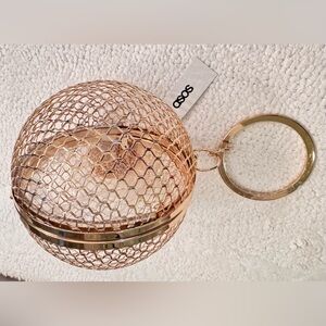 ASOS Metallic Mesh Sphere Clutch